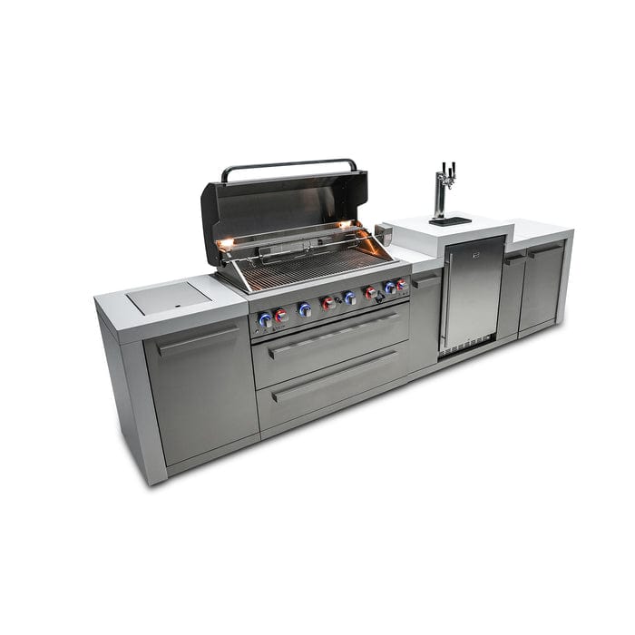 Mont Alpi 805 Deluxe Island Grill with Kegerator MAi805-DKEG
