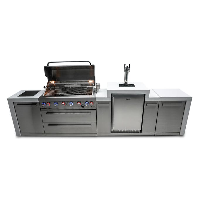 Mont Alpi 805 Deluxe Island Grill with Kegerator MAi805-DKEG