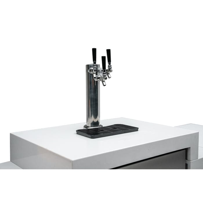 Mont Alpi 805 Island Grill with 90 Degree Corner and Kegerator MAi805-90KEG
