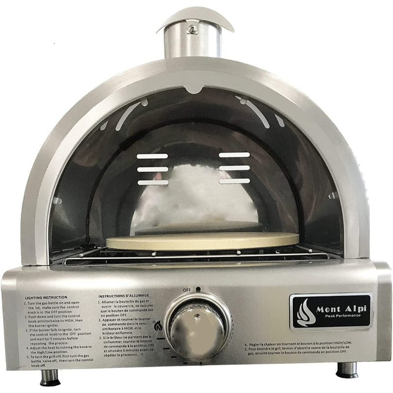 Mont Alpi Table Top Stainless Steel Large Portable Pizza Oven MAPZ-SS