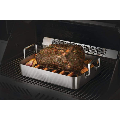 Napoleon Premium Stainless Steel Roasting Pan with Bamboo Cutting Board 56033