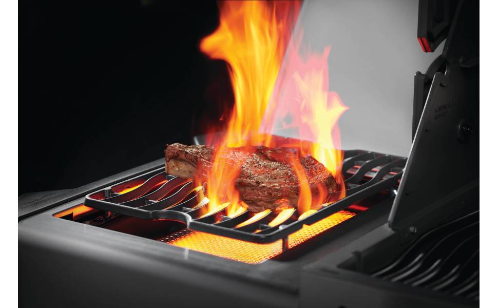 Napoleon Prestige PRO™ 500 RSIB Propane Gas Grill w/ Infrared Rear & Side Burners PRO500RSIBPSS-3