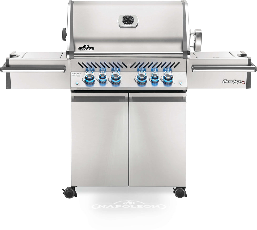 Napoleon Prestige PRO™ 500 RSIB Propane Gas Grill w/ Infrared Rear & Side Burners PRO500RSIBPSS-3