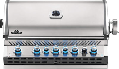 Napoleon Prestige PRO™ 665 RB Built-In Natural Gas Grill w/ Infrared Rear Burner BIPRO665RBNSS-3