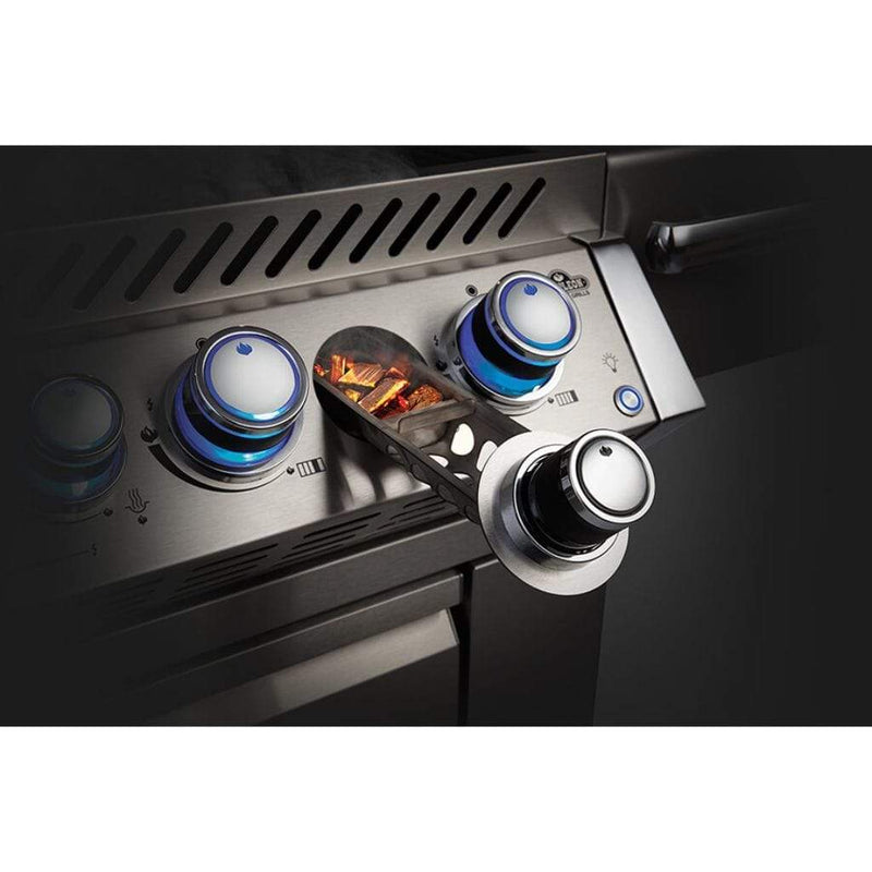 Napoleon Prestige PRO 825 Built-in Gas Grill with Infrared Rear Burner and Sear Burner and Rotisserie kit