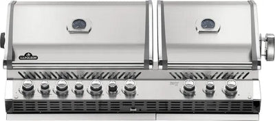 Napoleon Prestige PRO 825 Built-in Gas Grill with Infrared Rear Burner and Sear Burner and Rotisserie kit