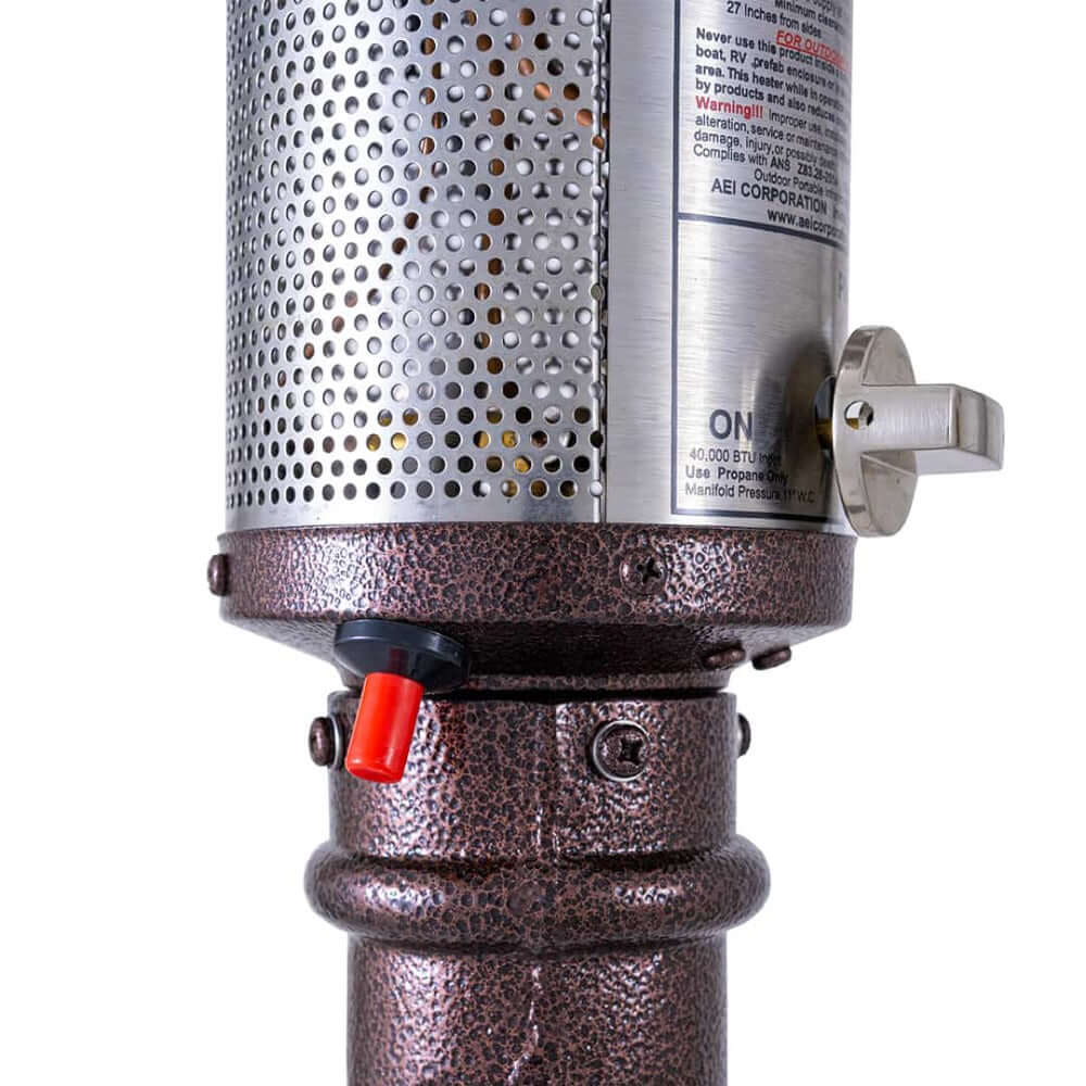 Patio Comfort Vintage 34-inch Liquid Propane Portable Infrared Patio Heater - PC02CAB