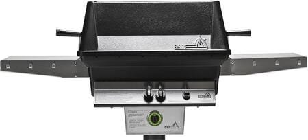 PGS Grills T Series 26-Inch Cast Aluminum Black Gas Grill with 1 Hour Gas Timer - T40