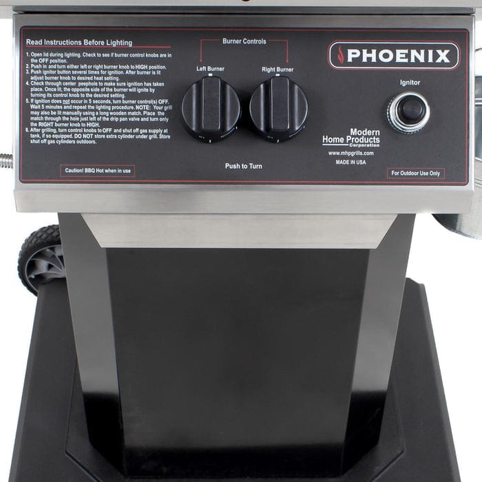 Phoenix Deck/Patio 53" Stainless Steel Freestanding Post Mount Grill SDBOP