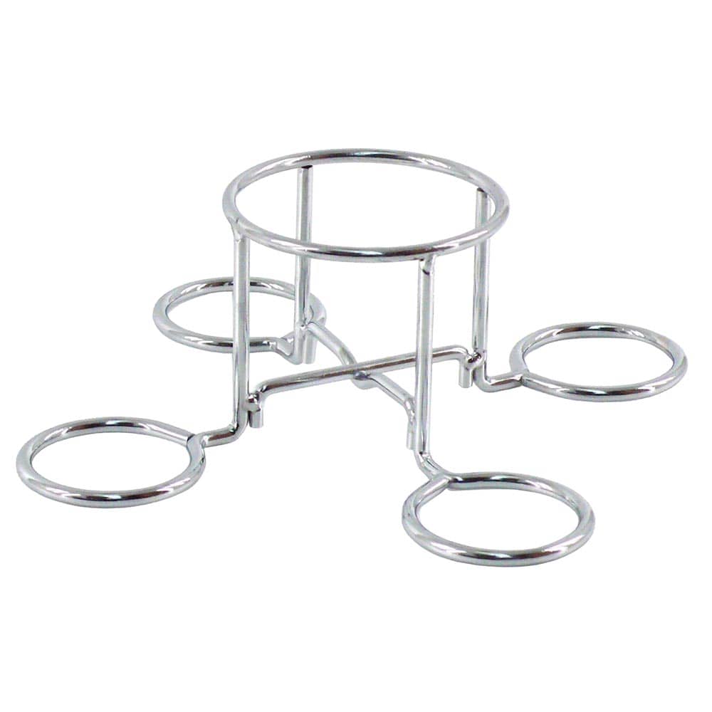 Phoenix Grills Nickel Plated Steel Beer Can Chicken Roster CCR