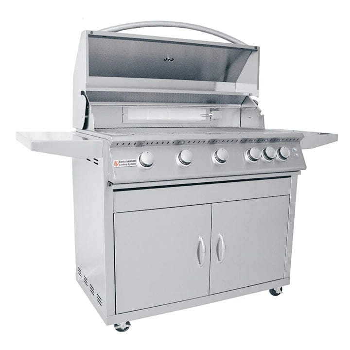 Premier 40" L RCS Freestanding Grill with LED Lights RJC40AL CK