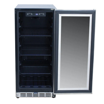 RCS 15-Inch Refrigerator with Glass Window REFR5
