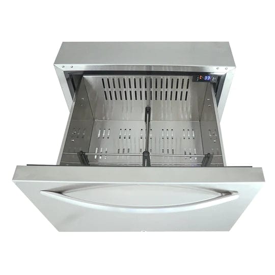 RCS 24-Inch 5.2 Cu. Ft. Outdoor Rated Dual Drawer Refrigerator REFR4