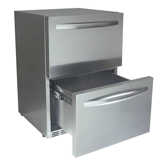 RCS 24-Inch 5.3 Cu. Ft. Outdoor Rated Dual Drawer Refrigerator REFR4