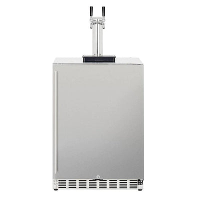 RCS Dual Tap Stainless UL rated Kegerator REFR6