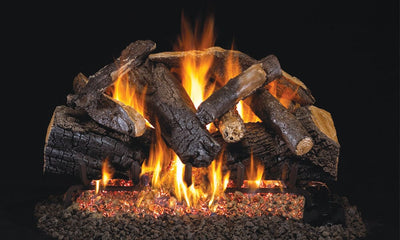 Real Fyre 24-inch Charred Majestic Oak Vented Gas Log Set - CHMJ-24