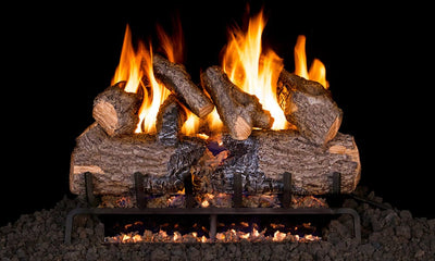 Real Fyre 24-inch Charred Oak Vented Gas Log Set - CHD-24