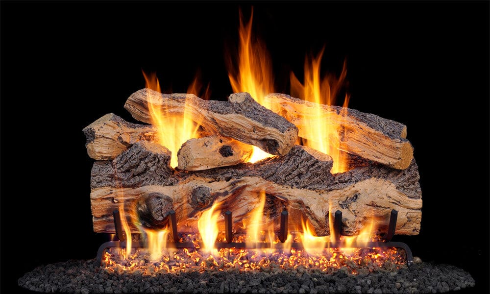 Real Fyre 24-inch Gnarled Split Oak Vented Gas Log Set - GSO-24