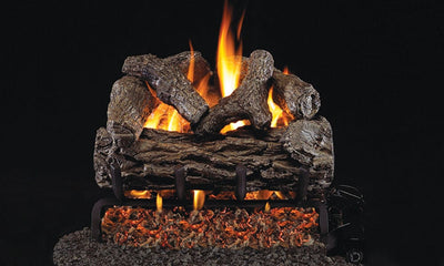 Real Fyre 24-inch Golden Oak Vented Gas Log Set - R-24