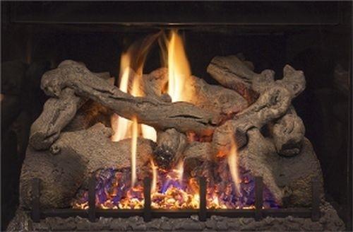 Real Fyre 30" Charred Ancient Oak Gas Log Set DVL-30-2CO