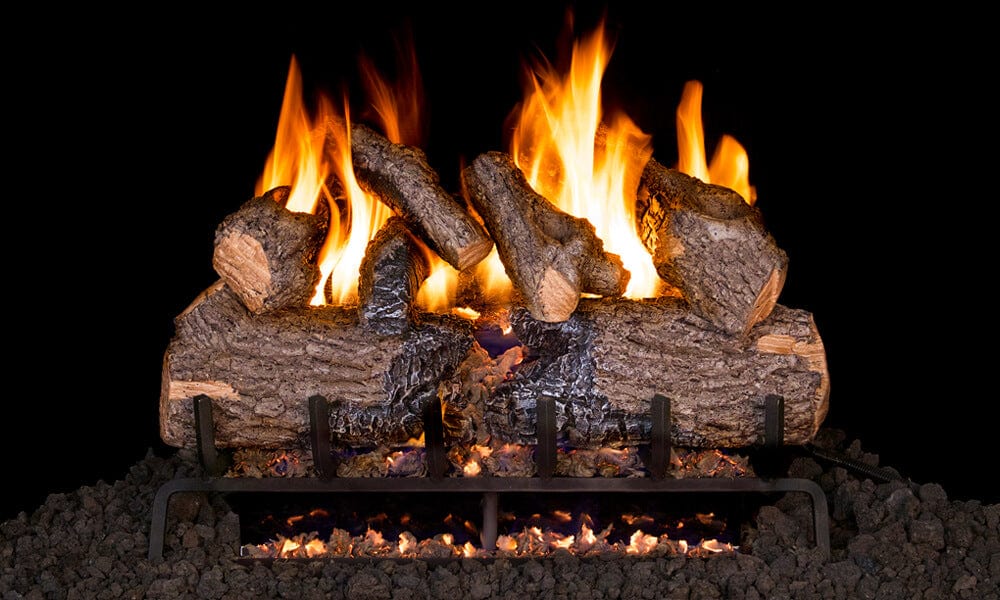 Real Fyre Charred Oak Vented Gas Log Set