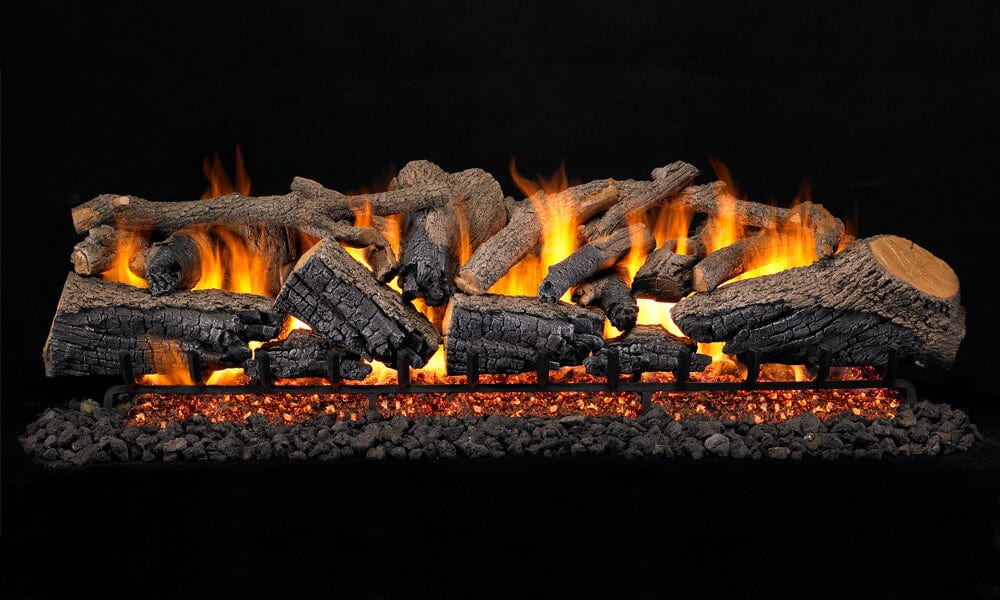 Real Fyre 48-inch Charred Majestic Oak Vented Gas Log Set - CHMJ-48