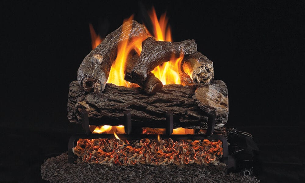 Real Fyre Golden Oak Designer Gas Log Set
