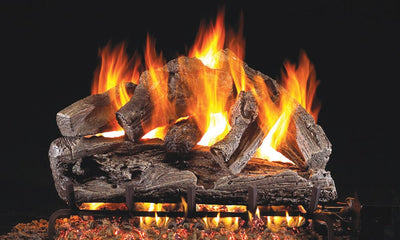 Real Fyre Rugged Oak Vented Gas Log Set - RRO