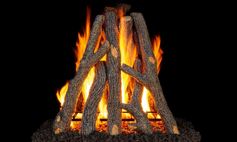 Real Fyre Rural Oak Vented Gas Log Set - RUO
