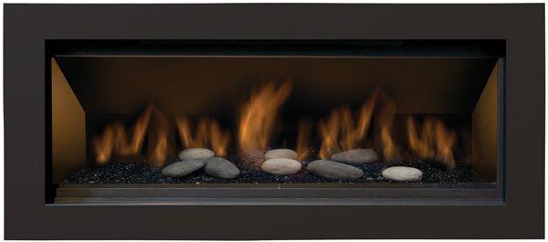 Sierra Flame Stanford 55" Direct Vent Linear Natural Gas Fireplace STANFORD-55G-NG-DELUXE