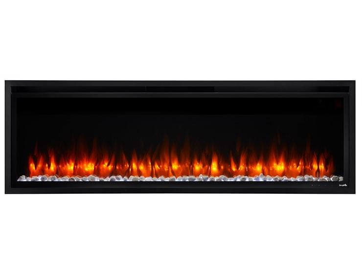 SimpliFire Allusion Platinum 60" Electric Fireplace SF-ALLP60-BK