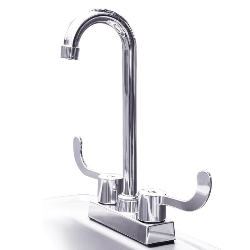 Summerset 15-inch Stainless Steel Drop-in Sink & Hot/Cold Faucet - SSNK-15D