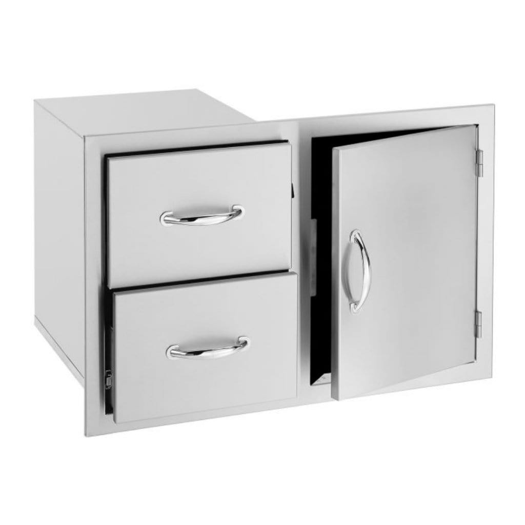 Summerset 30"/33"/36"/42" Stainless Steel 2-Drawer & Access Door Combo SSDC2
