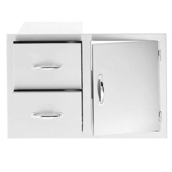 Summerset 30"/33"/36"/42" Stainless Steel 2-Drawer & Access Door Combo SSDC2