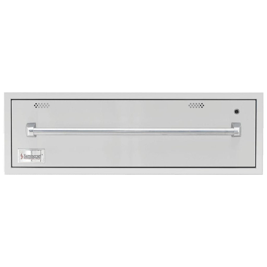 Summerset 36" Stainless Steel Built-In 120V Outdoor Electric Warming Drawer SSWD-36