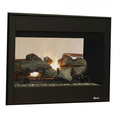 Superior 35" Traditional Direct Vent See-Through Gas Fireplace DRT35STDEN