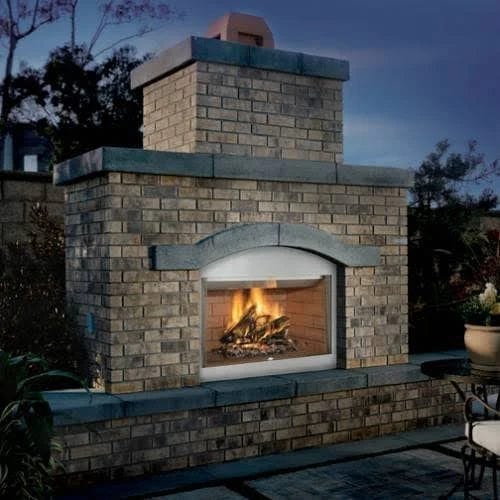 Superior 36" Traditional Wood Burning Outdoor Fireplace WRE3036