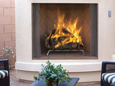 Superior 36" Traditional Wood Burning Outdoor Masonry Fireplace WRE6036