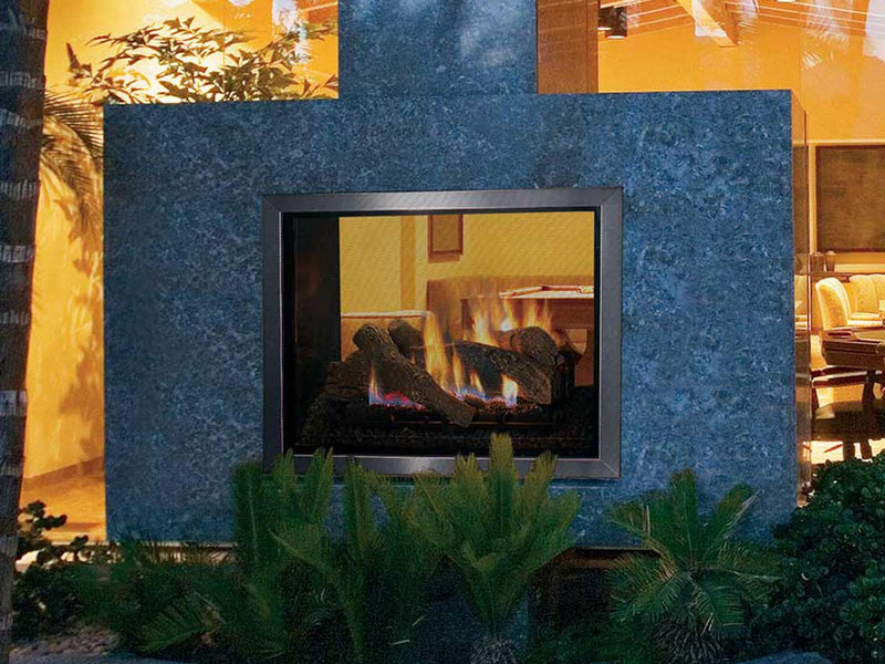 Superior 40" Traditional Direct Vent See-Through Gas Fireplace DRT63ST