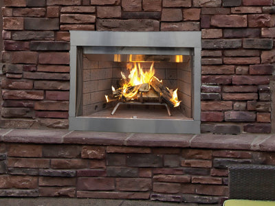 Superior 42" Traditional Wood Burning Outdoor Fireplace WRE3042W