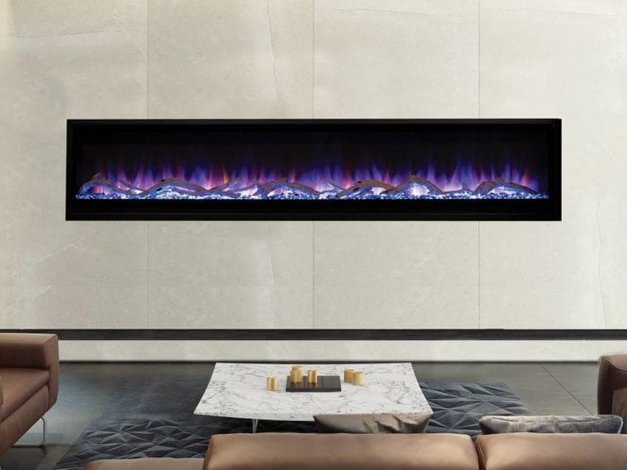 Superior 60" Contemporary Linear Electric Fireplace MPE-60D