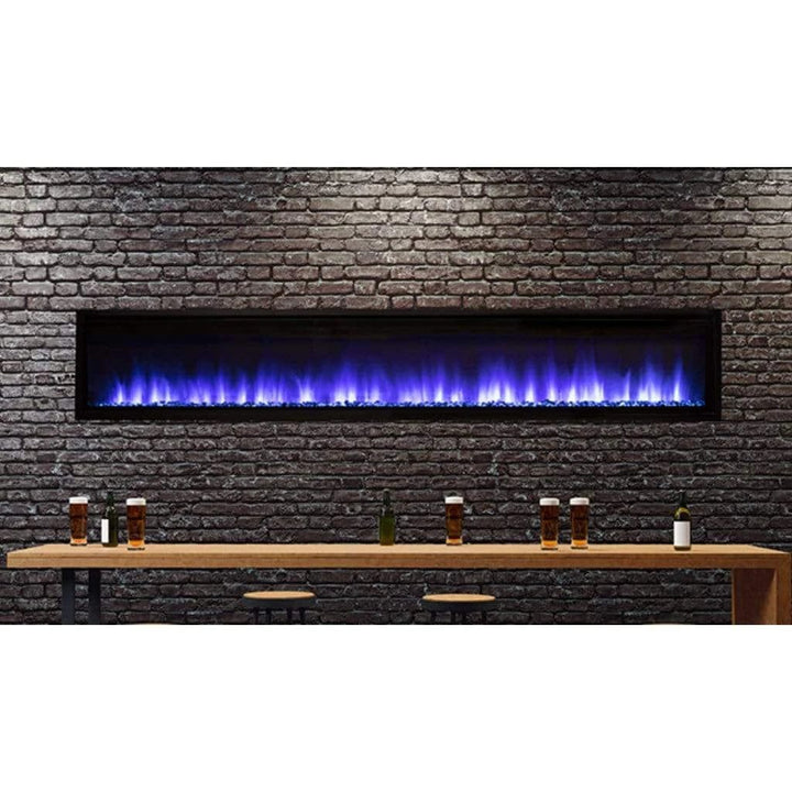 Superior 84" Contemporary Linear Electric Fireplace MPE-84D