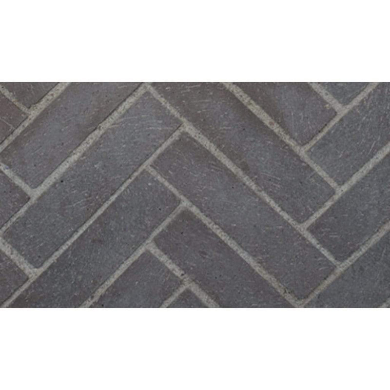 Superior Masonry 48" Slate Grey Split Herringbone Brick Liner MOSAIC48SGSH