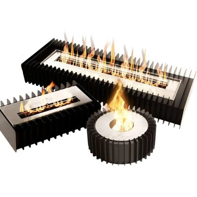 The Bio Flame 13-inch Ethanol Fireplace Round Grate Conversion Kit