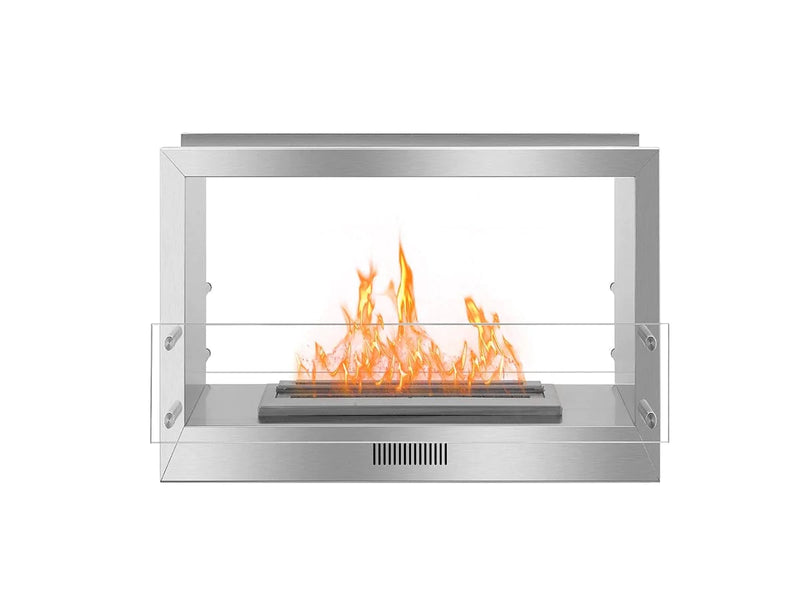 The Bio Flame 38-inch Double Sided Built-In Ethanol Firebox