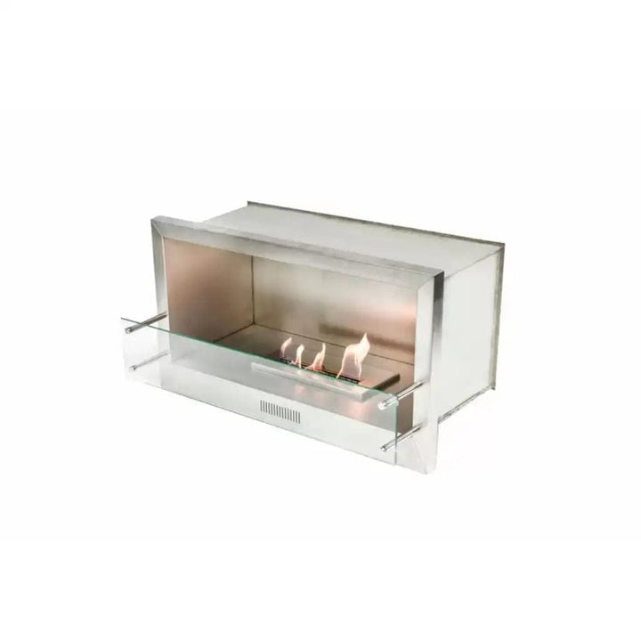 The Bio Flame 38-inch Single Sided Built-In Ethanol Firebox