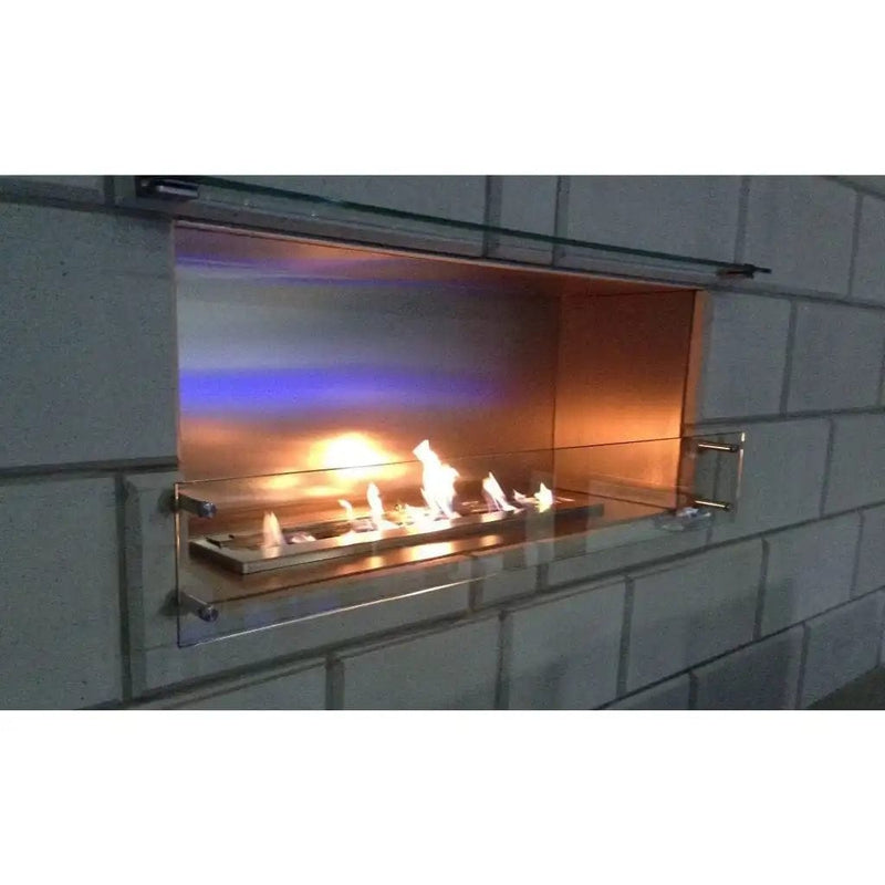 The Bio Flame 60-inch Single Sided Built-In Ethanol Firebox