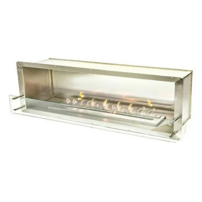 The Bio Flame 72-inch Single Sided Built-In Ethanol Firebox