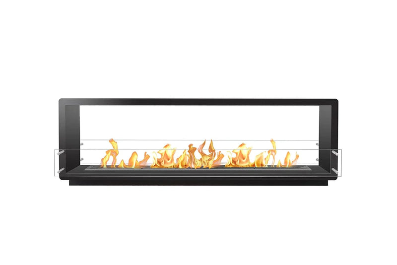 The Bio Flame 84-inch Double Sided Built-In Ethanol Firebox