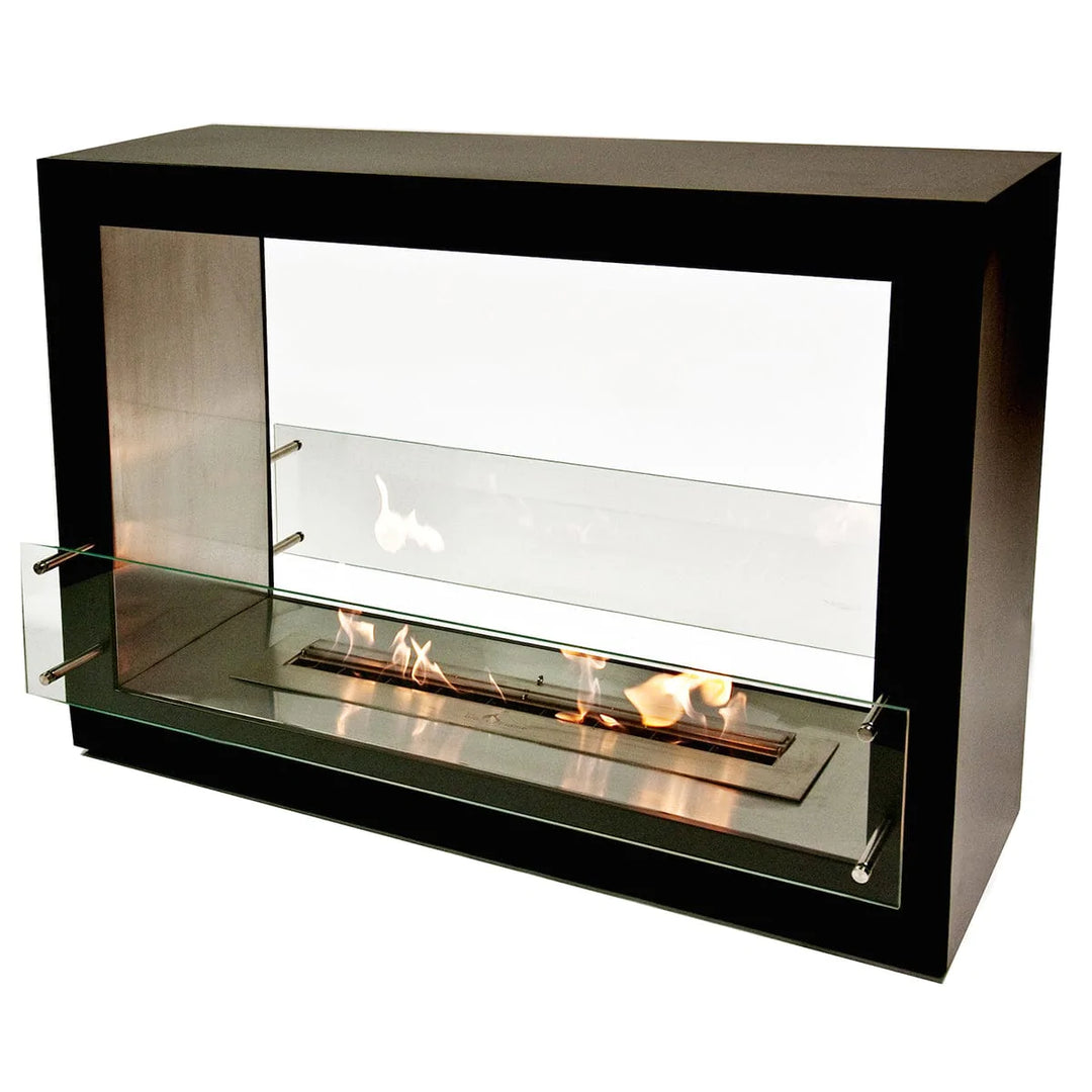 The Bio Flame Sek XL 53" See-Through Freestanding Ethanol Fireplace ...